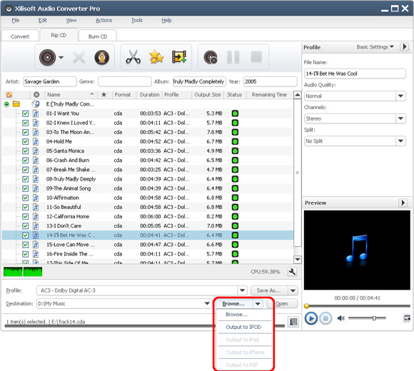 Xilisoft Audio Converter Pro