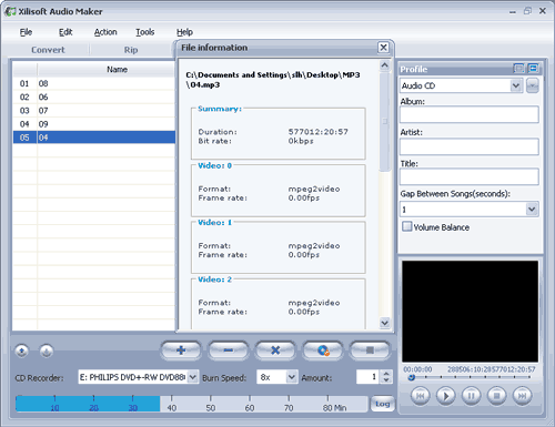 Xilisoft Audio Maker