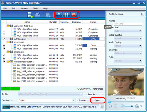 Xilisoft AVI to MOV Converter
