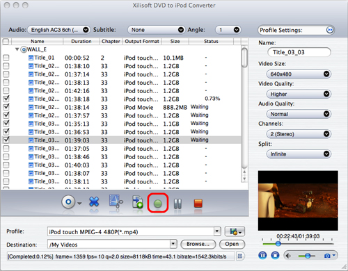 Convert DVD to iPod on Mac, Mac convert DVD to iPod, DVD　to iPod converter on Mac