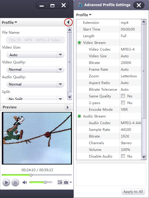 Xilisoft DVD to MP4 Converter