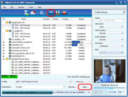 Xilisoft FLV to SWF Converter