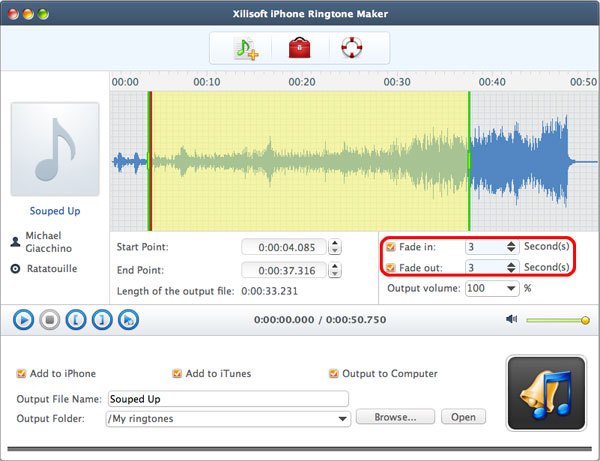 Xilisoft iPhone Ringtone Maker for Mac