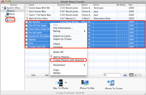 Xilisoft iPhone Transfer for Mac