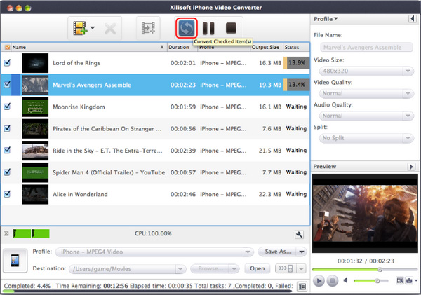 Xilisoft iPhone Video Converter for Mac