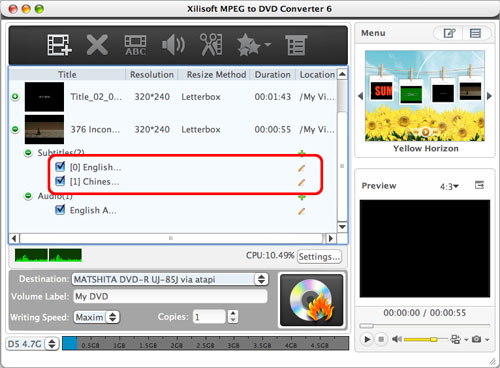 How to convert MPEG to DVD Mac