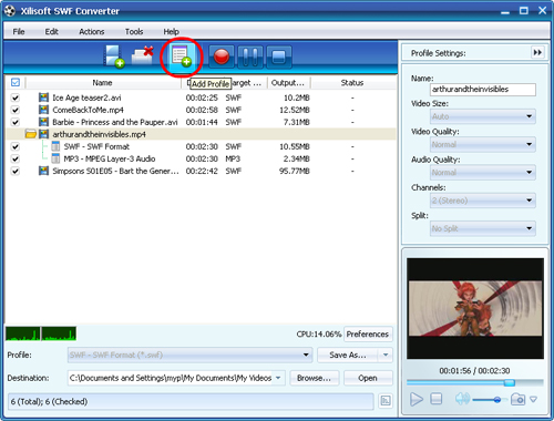 Xilisoft SWF Converter