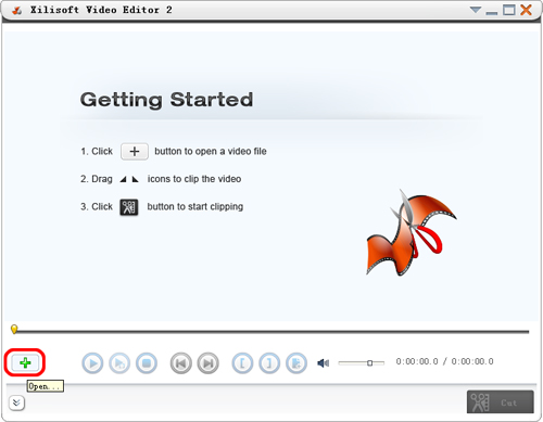 add the file you want to clip