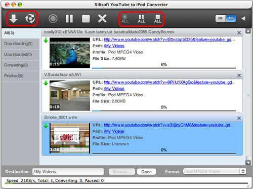 Xilisoft YouTube to iPod Converter for Mac