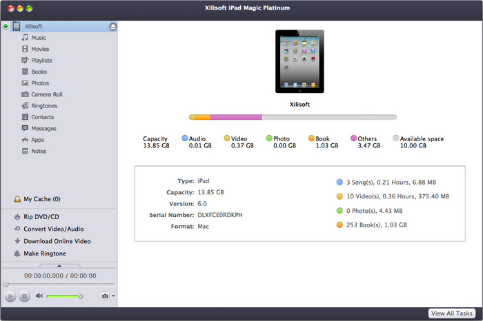 Xilisoft iPad Magic Platinum for Mac 