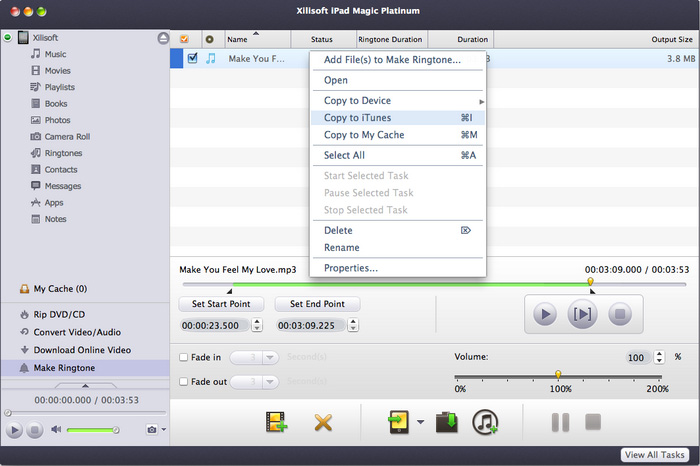 Xilisoft iPad Magic Platinum for Mac 
