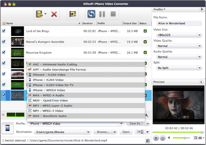 Xilisoft iPhone Video Converter for Mac