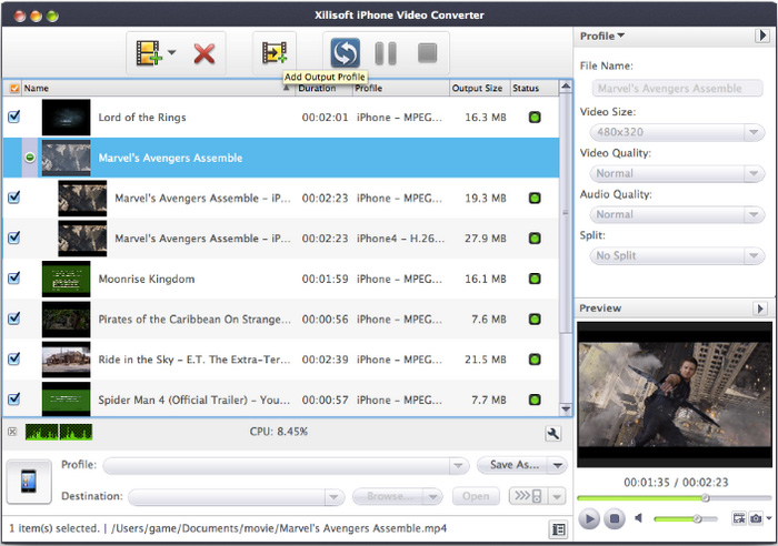 Xilisoft iPhone Video Converter for Mac