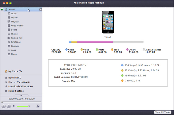Xilisoft iPod Magic Platinum for Mac 