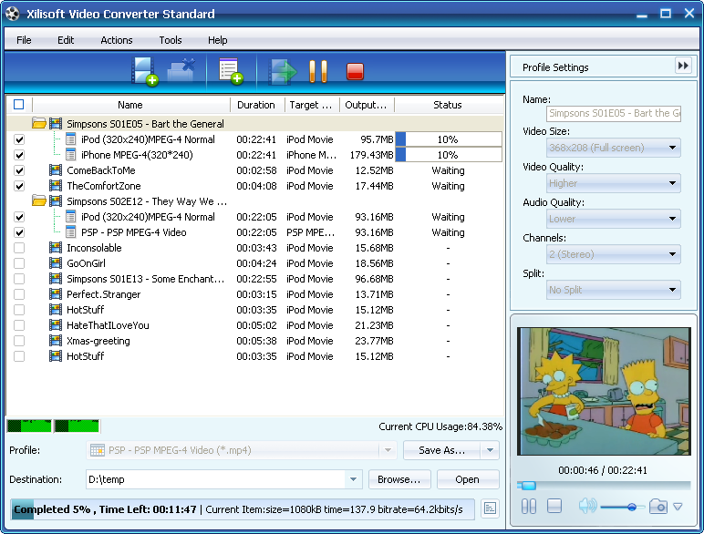 Xilisoft Video Converter Convert AVI MPEG video,WMV to MPEG converter